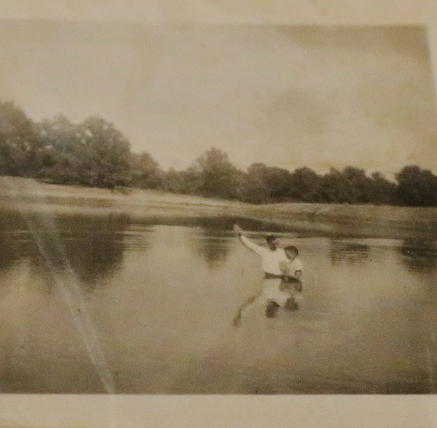 Young Robert Holland’s baptism at a pond on the family’s holding in Golden.